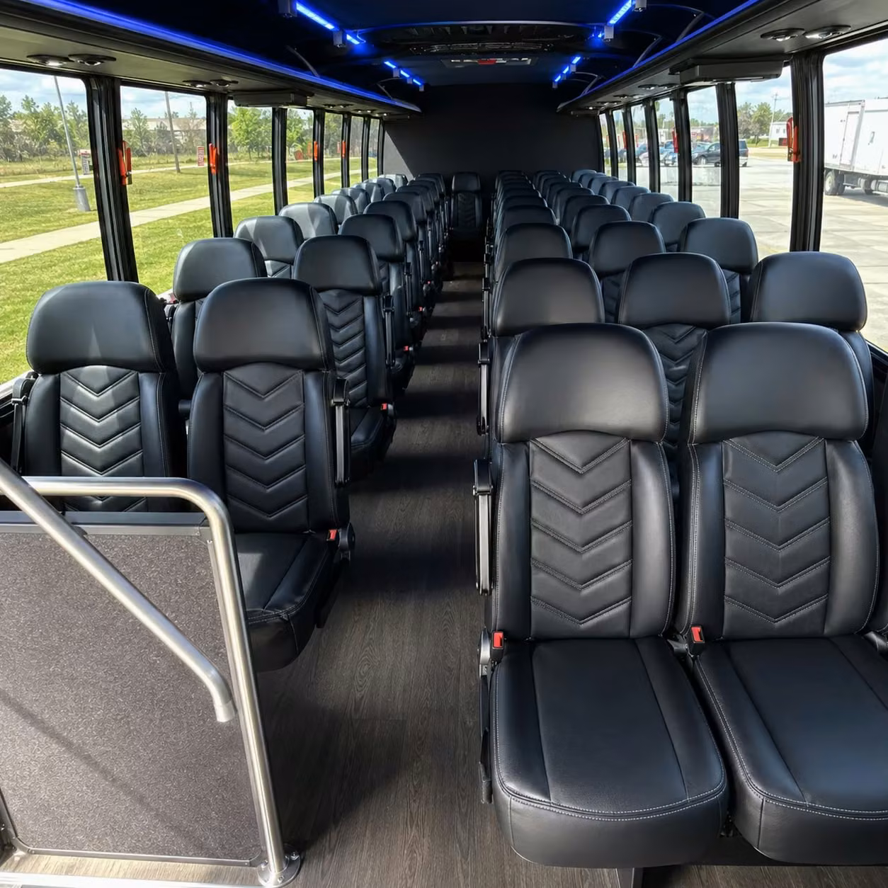 25 passenger minibus interior