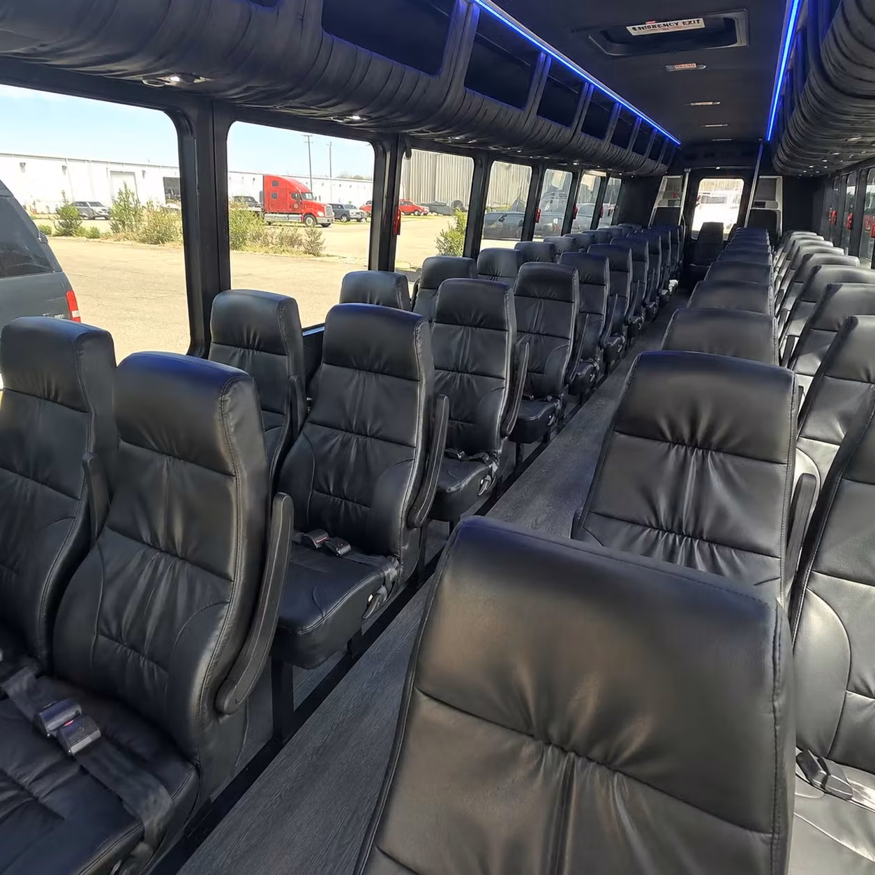 35 passenger minibus interior
