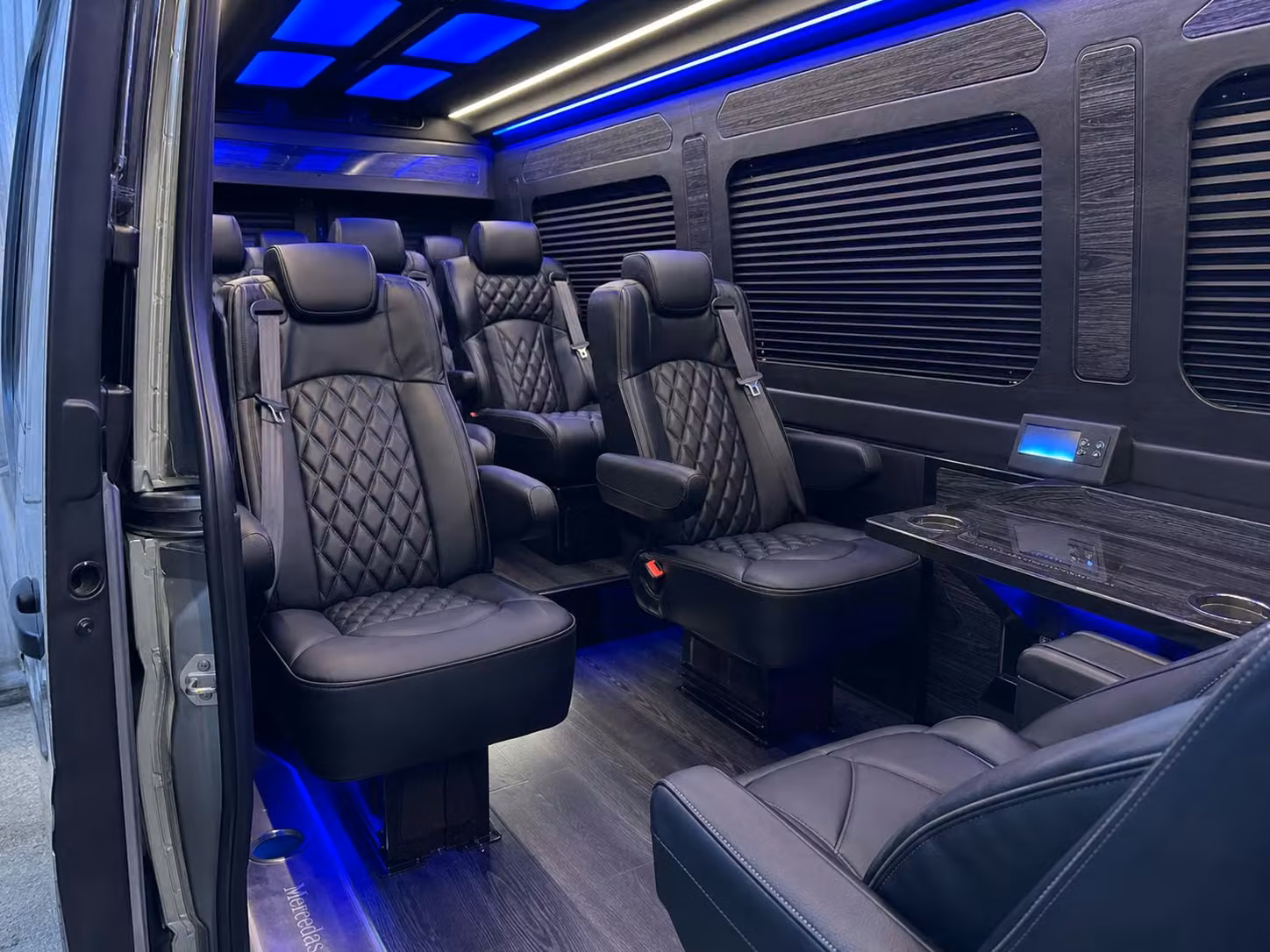sprinter van transportation for groups and events across columbia